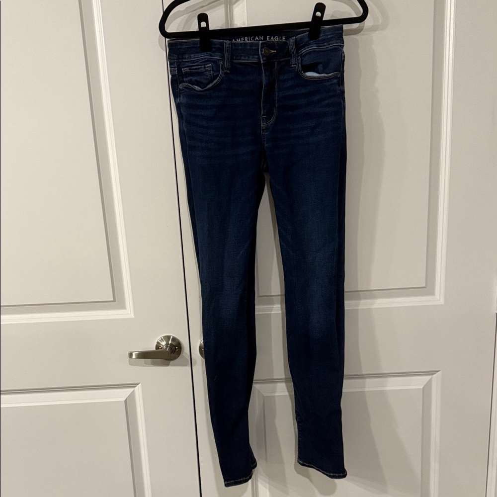 American Eagle Outfitters High Rise Skinny Kick Jeans 4 regular